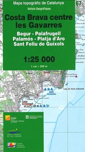 67 COSTA BRAVA CENTRE LES GAVARRES 1:25.000 -ICC | 9788439394365 | Llibres Parcir | Llibreria Parcir | Llibreria online de Manresa | Comprar llibres en català i castellà online
