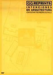 INTENCIONES ARQUITECTURA | 9788425217500 | NORBERG | Llibres Parcir | Llibreria Parcir | Llibreria online de Manresa | Comprar llibres en català i castellà online