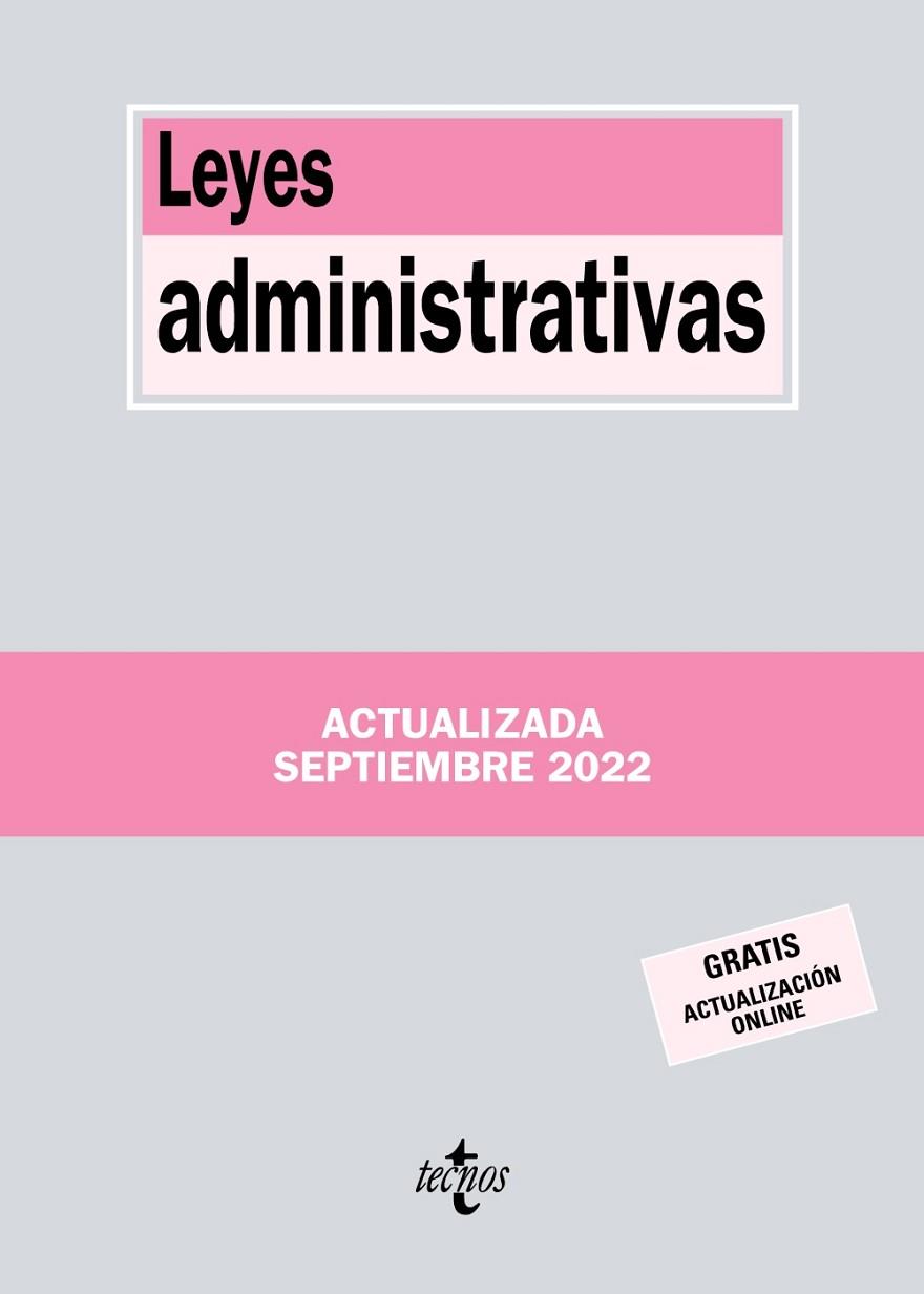 LEYES ADMINISTRATIVAS | 9788430985616 | EDITORIAL TECNOS | Llibres Parcir | Llibreria Parcir | Llibreria online de Manresa | Comprar llibres en català i castellà online