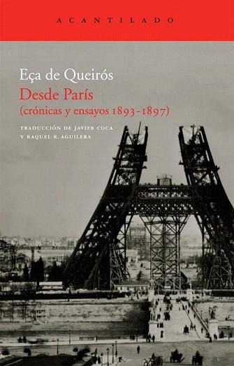 DESDE PARIS cronicas y ensayos 1893 1897 | 9788492649730 | EÇA DE QUEIROS | Llibres Parcir | Librería Parcir | Librería online de Manresa | Comprar libros en catalán y castellano online