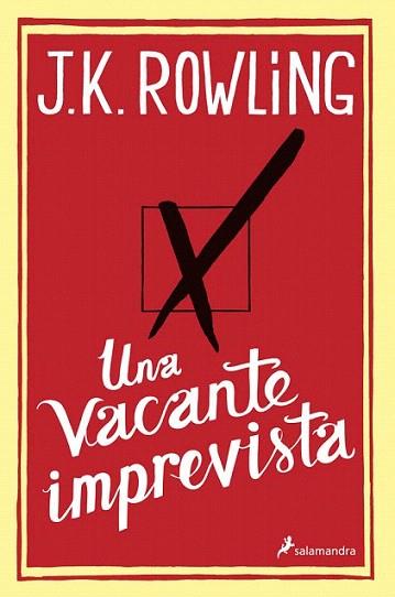 UNA VACANTE IMPREVISTA | 9788498384925 | Rowling, J. K. | Llibres Parcir | Llibreria Parcir | Llibreria online de Manresa | Comprar llibres en català i castellà online