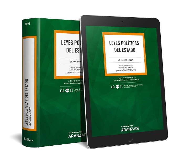 LEYES POLÍTICAS DEL ESTADO (PAPEL + E-BOOK) | 9788491527022 | ALBERTI ROVIRA, ENOCH / GONZÁLEZ BEILFUSS, MARKUS | Llibres Parcir | Llibreria Parcir | Llibreria online de Manresa | Comprar llibres en català i castellà online