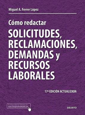 COMO REDACTAR SOLICITUDES RECLAMACIONES DEMANDAS | 9788423427710 | FERRER LOPEZ | Llibres Parcir | Librería Parcir | Librería online de Manresa | Comprar libros en catalán y castellano online