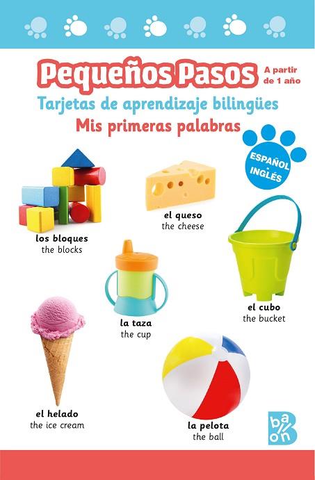 PEQUEÑOS PASOS -TARJETAS DE APRENDIZAJE BILINGÜES - MIS PRIMERAS PALABRAS | 9789403230580 | BALLON | Llibres Parcir | Llibreria Parcir | Llibreria online de Manresa | Comprar llibres en català i castellà online