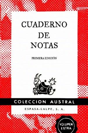 Cuaderno de notas rojo 9x14cm | 9788467008371 | Espasa Calpe | Llibres Parcir | Librería Parcir | Librería online de Manresa | Comprar libros en catalán y castellano online