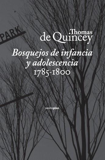 BOSQUEJOS DE INFANCIA Y ADOLESCENCIA (1785-1800) | 9788496867727 | DE QUINCEY, THOMAS | Llibres Parcir | Librería Parcir | Librería online de Manresa | Comprar libros en catalán y castellano online