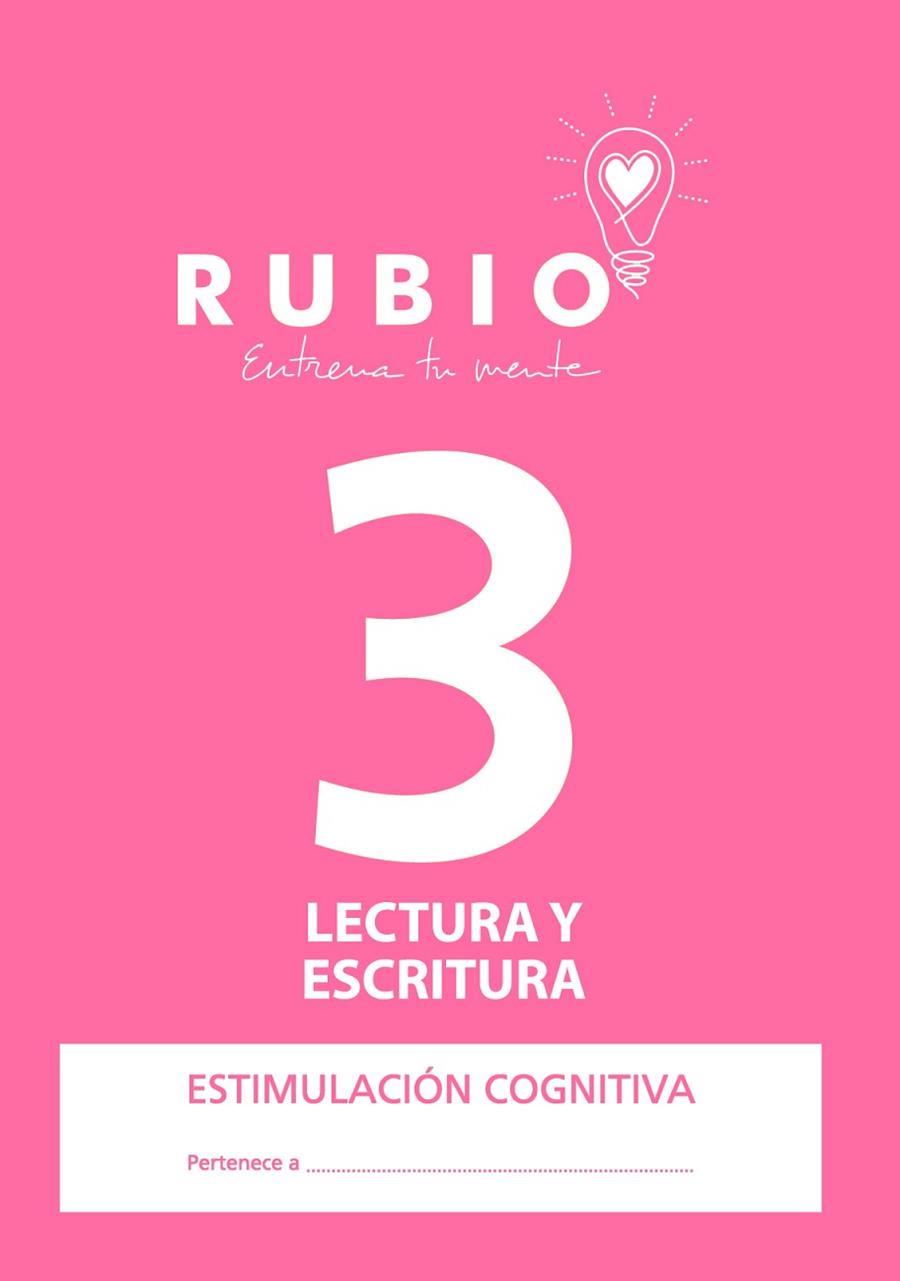 ESTIMULACIÓN COGNITIVA: LECTURA Y ESCRITURA 3 | 9788489773363 | PEDROSA CASADO, BEATRIZ | Llibres Parcir | Llibreria Parcir | Llibreria online de Manresa | Comprar llibres en català i castellà online