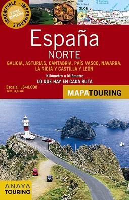 MAPA DE CARRETERAS 1:340.000 - NORTE DE ESPAÑA (DESPLEGABLE) | 9788499356648 | ANAYA TOURING | Llibres Parcir | Librería Parcir | Librería online de Manresa | Comprar libros en catalán y castellano online