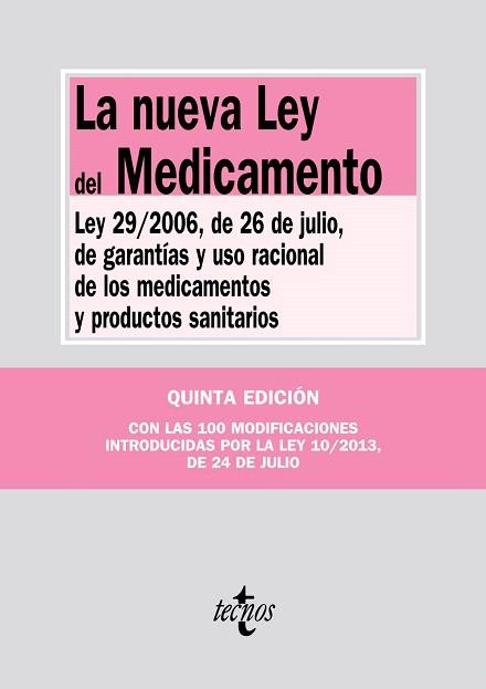 LA NUEVA LEY DEL MEDICAMENTO | 9788430959938 | EDITORIAL TECNOS | Llibres Parcir | Llibreria Parcir | Llibreria online de Manresa | Comprar llibres en català i castellà online