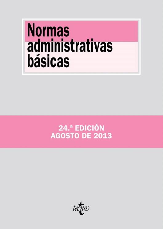 NORMAS ADMINISTRATIVAS BÁSICAS | 9788430959051 | EDITORIAL TECNOS | Llibres Parcir | Llibreria Parcir | Llibreria online de Manresa | Comprar llibres en català i castellà online