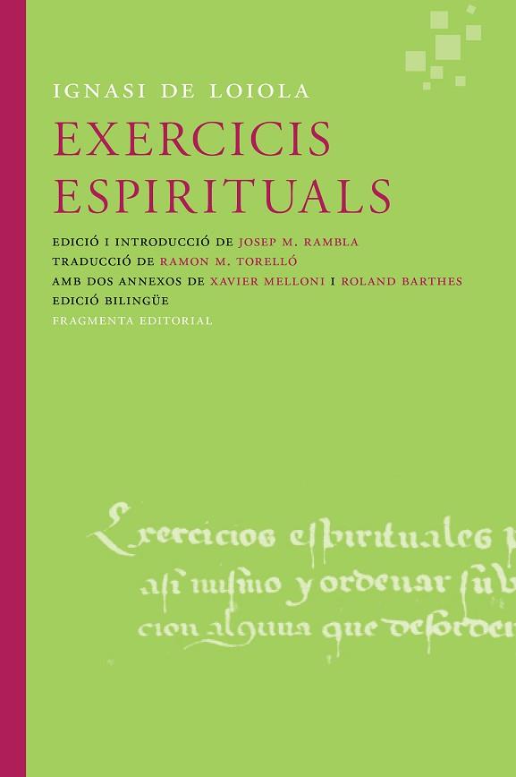 EXERCICIS ESPIRITUALS | 9788415518600 | IGNASI DE LOIOLA | Llibres Parcir | Librería Parcir | Librería online de Manresa | Comprar libros en catalán y castellano online