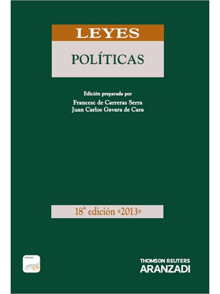 LEYES POLÍTICAS (PAPEL + E-BOOK) | 9788490147863 | DE CARRERAS SERRA, FRANCESC/GAVARA DE CARA, JUAN CARLOS | Llibres Parcir | Librería Parcir | Librería online de Manresa | Comprar libros en catalán y castellano online