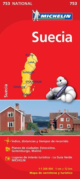 MAPA NATIONAL SUECIA | 9782067172838 | MICHELIN | Llibres Parcir | Librería Parcir | Librería online de Manresa | Comprar libros en catalán y castellano online
