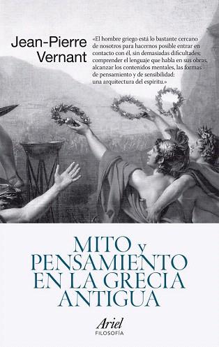MITO Y PENSAMIENTO EN LA GRECIA ANTIGUA | 9788434409583 | JEAN-PIERRE VERNANT | Llibres Parcir | Librería Parcir | Librería online de Manresa | Comprar libros en catalán y castellano online