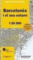 13 BARCELONES 1:50.000 I ENTORN -MAPA COMARCAL CAT | 9788439391333 | INSTITUT CARTOGRÀFIC I GEOLÒGIC DE CATALUNYA (ICGC) | Llibres Parcir | Llibreria Parcir | Llibreria online de Manresa | Comprar llibres en català i castellà online