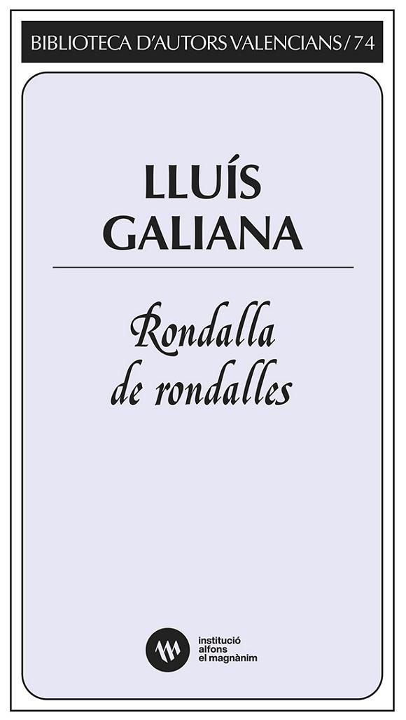 RONDALLA DE RONDALLES | 9788411560900 | GALIANA, LLUÍS | Llibres Parcir | Llibreria Parcir | Llibreria online de Manresa | Comprar llibres en català i castellà online
