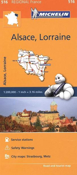 MAPA 516 ALSACE, LORRAINE. FRANCIA MAPA REGIONAL 2016 | 9782067209756 | AA.VV. | Llibres Parcir | Librería Parcir | Librería online de Manresa | Comprar libros en catalán y castellano online