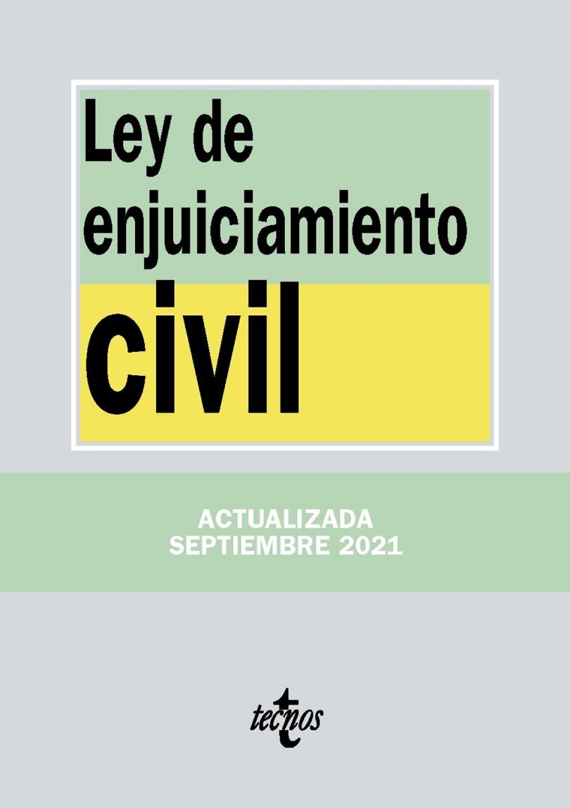 LEY DE ENJUICIAMIENTO CIVIL | 9788430982813 | EDITORIAL TECNOS | Llibres Parcir | Llibreria Parcir | Llibreria online de Manresa | Comprar llibres en català i castellà online