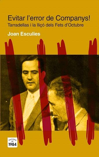 EVITAR L'ERROR DE COMPANYS! | 9788415835431 | ESCULIES SERRAT, JOAN | Llibres Parcir | Llibreria Parcir | Llibreria online de Manresa | Comprar llibres en català i castellà online