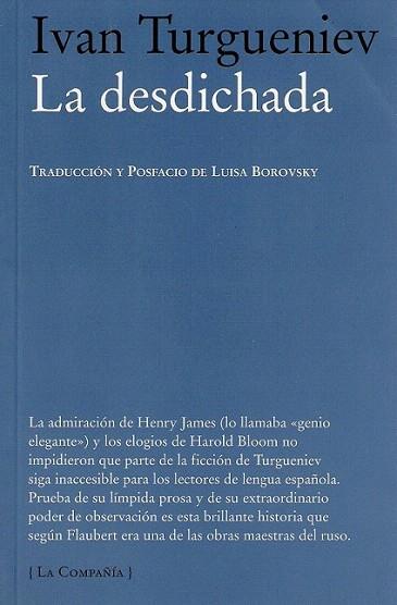 DESDICHADA | 9788483930496 | TURGUENIEV IVAN | Llibres Parcir | Llibreria Parcir | Llibreria online de Manresa | Comprar llibres en català i castellà online