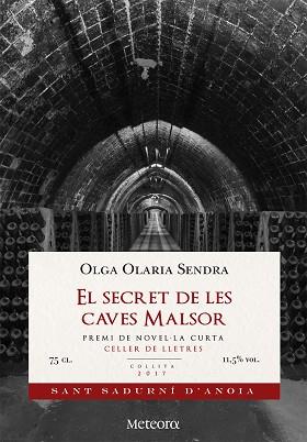 EL SECRET DE LES CAVES MALSOR | 9788494698293 | OLARIA SENDRA, OLGA | Llibres Parcir | Llibreria Parcir | Llibreria online de Manresa | Comprar llibres en català i castellà online