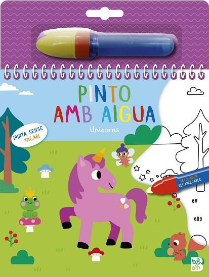 PINTO AMB AIGUA-UNICORNS | 9789403242873 | BALLON | Llibres Parcir | Llibreria Parcir | Llibreria online de Manresa | Comprar llibres en català i castellà online