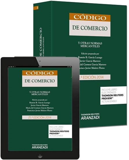 CÓDIGO DE COMERCIO (PAPEL + E-BOOK) | 9788490592762 | GARCÍA LUENGO, RAMÓN B./GARCÍA MARRERO, JAVIER/GARCÍA MARRERO, MARÍA DEL CARMEN/MULERO FLORES, FRANC | Llibres Parcir | Librería Parcir | Librería online de Manresa | Comprar libros en catalán y castellano online