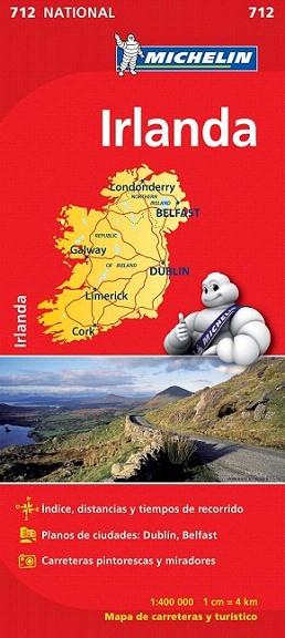 Mapa712 National Irlanda | 9782067170230 | Varios autores | Llibres Parcir | Librería Parcir | Librería online de Manresa | Comprar libros en catalán y castellano online