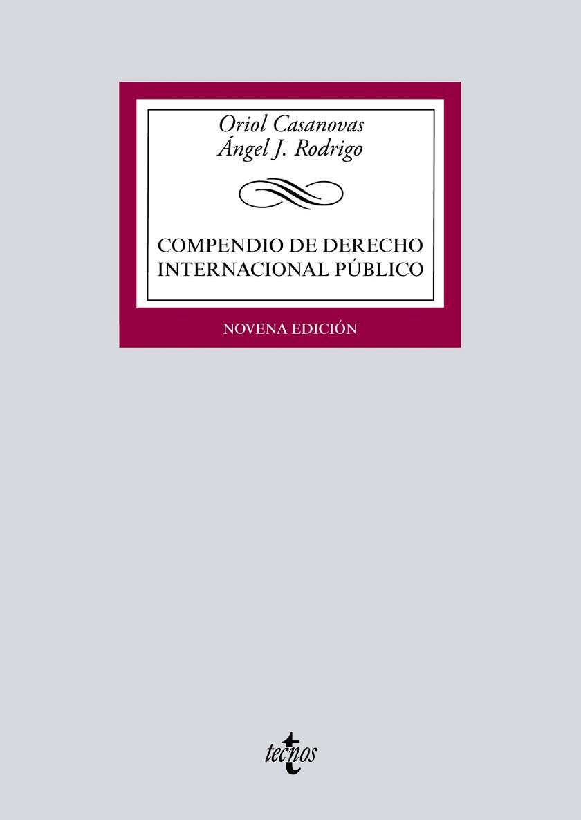 COMPENDIO DE DERECHO INTERNACIONAL PÚBLICO | 9788430979837 | CASANOVAS, ORIOL / RODRIGO, ÁNGEL J. | Llibres Parcir | Llibreria Parcir | Llibreria online de Manresa | Comprar llibres en català i castellà online