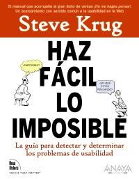 HAZ FACIL LO IMPOSIBLE | 9788441527546 | KRUG STEVE | Llibres Parcir | Librería Parcir | Librería online de Manresa | Comprar libros en catalán y castellano online