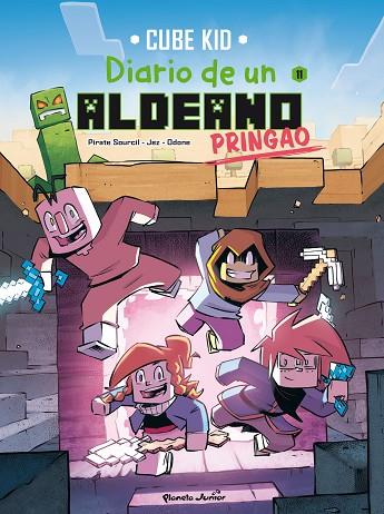 MINECRAFT. DIARIO DE UN ALDEANO PRINGAO. CÓMIC 11 | 9788408308997 | , CUBE KID | Llibres Parcir | Llibreria Parcir | Llibreria online de Manresa | Comprar llibres en català i castellà online