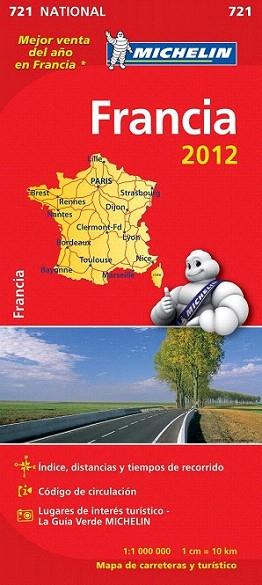 Mapa 721 National Francia | 9782067171015 | Varios autores | Llibres Parcir | Librería Parcir | Librería online de Manresa | Comprar libros en catalán y castellano online