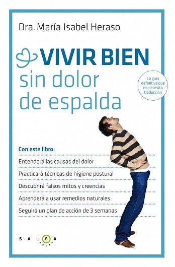 VIVIR BIEN SIN DOLOR DE ESPALDA | 9788415193456 | MARÍA ISABEL HERASO | Llibres Parcir | Librería Parcir | Librería online de Manresa | Comprar libros en catalán y castellano online