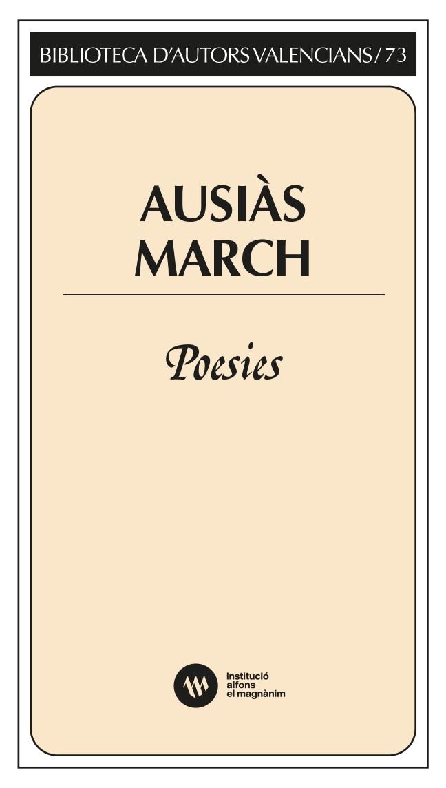 AUSIÀS MARCH. POESIES | 9788411560627 | MARCH I RIPOLL, AUSIÀS | Llibres Parcir | Llibreria Parcir | Llibreria online de Manresa | Comprar llibres en català i castellà online