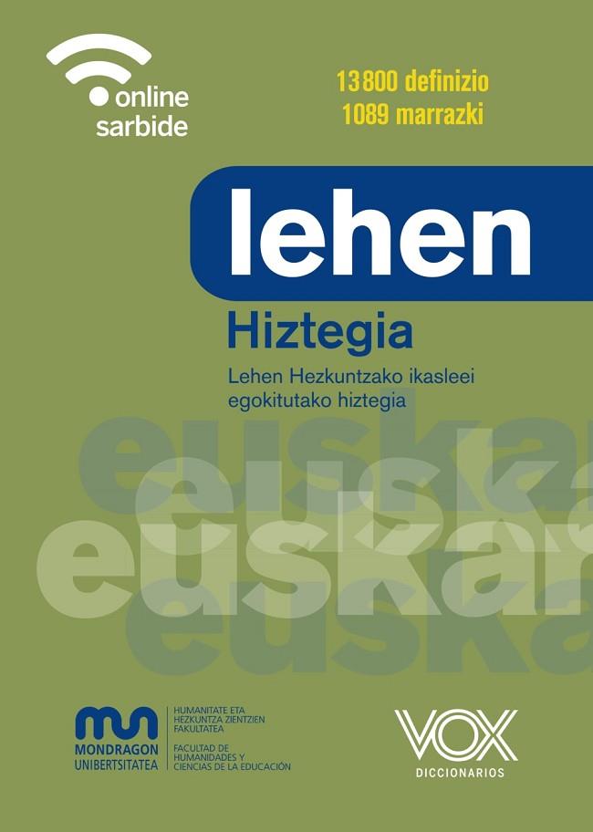 LEHEN HIZTEGIA | 9788499744087 | VOX EDITORIAL | Llibres Parcir | Librería Parcir | Librería online de Manresa | Comprar libros en catalán y castellano online