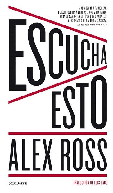 Escucha esto | 9788432209475 | Alex Ross | Llibres Parcir | Librería Parcir | Librería online de Manresa | Comprar libros en catalán y castellano online