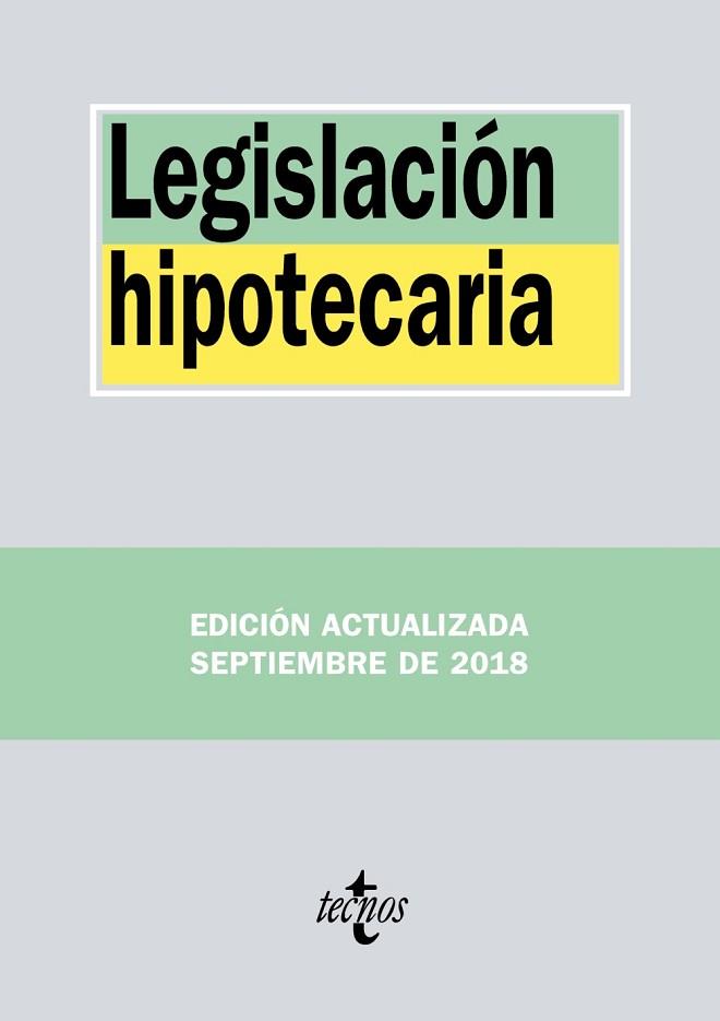 LEGISLACIÓN HIPOTECARIA | 9788430975174 | EDITORIAL TECNOS | Llibres Parcir | Llibreria Parcir | Llibreria online de Manresa | Comprar llibres en català i castellà online