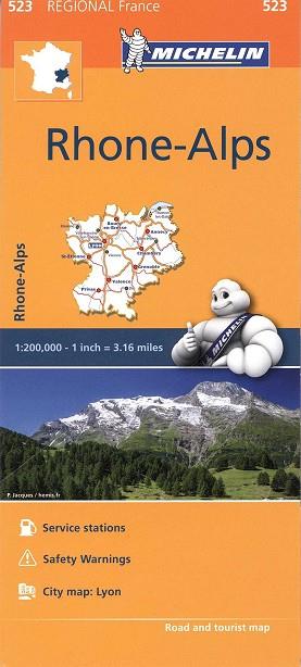 RHONE-ALPS 523 FRANCIA  MAPA REGIONAL | 9782067209305 | AA.VV. | Llibres Parcir | Librería Parcir | Librería online de Manresa | Comprar libros en catalán y castellano online