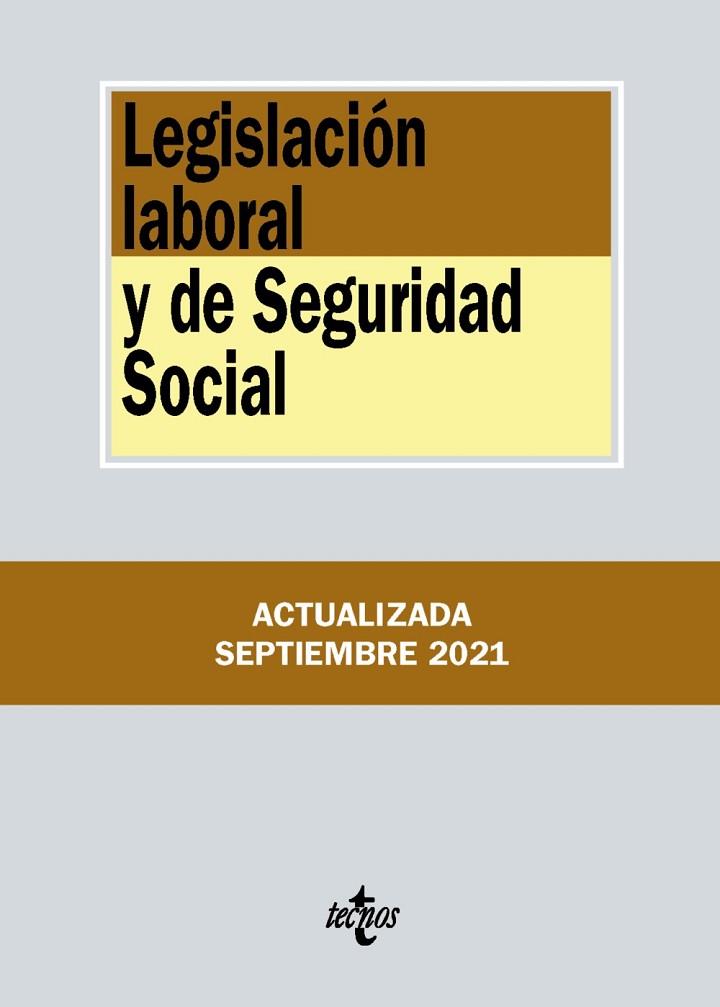 LEGISLACIÓN LABORAL Y DE SEGURIDAD SOCIAL | 9788430982738 | EDITORIAL TECNOS | Llibres Parcir | Llibreria Parcir | Llibreria online de Manresa | Comprar llibres en català i castellà online