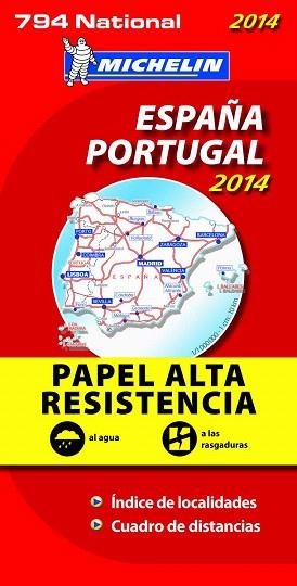 MAPA NATIONAL ESPAÑA - PORTUGAL "ALTA RESISTENCIA" | 9782067191785 | VARIOS AUTORES | Llibres Parcir | Llibreria Parcir | Llibreria online de Manresa | Comprar llibres en català i castellà online