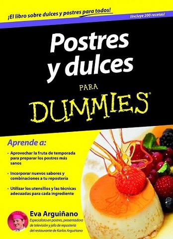 Postres y dulces para Dummies | 9788432900969 | Eva Arguiñano Urkiola | Llibres Parcir | Librería Parcir | Librería online de Manresa | Comprar libros en catalán y castellano online