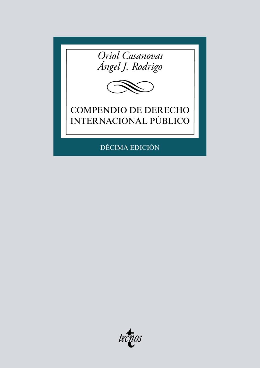 COMPENDIO DE DERECHO INTERNACIONAL PÚBLICO | 9788430982516 | CASANOVAS, ORIOL / RODRIGO, ÁNGEL J. | Llibres Parcir | Librería Parcir | Librería online de Manresa | Comprar libros en catalán y castellano online