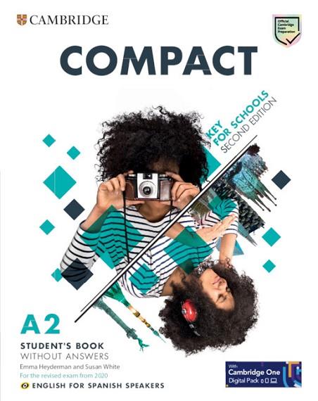 COMPACT KEY FOR SCHOOLS SECOND EDITION ENGLISH FOR SPANISH SPEAKERS STUDENT'S BO | 9788413223742 | HEYDERMAN., EMMA / WHITE, SUSAN | Llibres Parcir | Librería Parcir | Librería online de Manresa | Comprar libros en catalán y castellano online