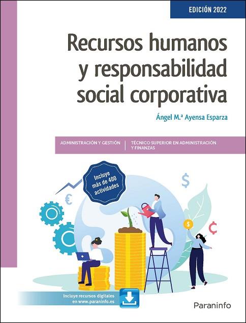 RECURSOS HUMANOS Y RESPONSABILIDAD SOCIAL CORPORATIVA  (EDICIÓN 2022) | 9788413679112 | AYENSA ESPARZA, ÁNGEL MARÍA | Llibres Parcir | Librería Parcir | Librería online de Manresa | Comprar libros en catalán y castellano online