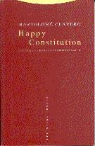 HAPPY CONSTITUTION | 9788481641813 | CLAVERO | Llibres Parcir | Llibreria Parcir | Llibreria online de Manresa | Comprar llibres en català i castellà online