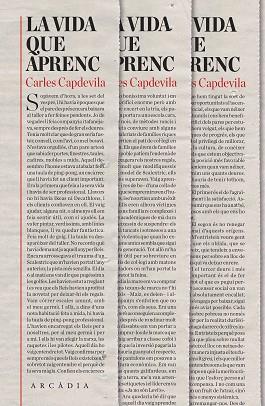 LA VIDA QUE APRENC | 9788494616365 | CAPDEVILA PLANDIURA, CARLES | Llibres Parcir | Llibreria Parcir | Llibreria online de Manresa | Comprar llibres en català i castellà online