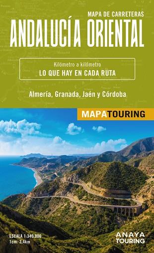 MAPA DE CARRETERAS DE ANDALUCÍA ORIENTAL (DESPLEGABLE), ESCALA 1:340.000 | 9788491587170 | ANAYA TOURING | Llibres Parcir | Llibreria Parcir | Llibreria online de Manresa | Comprar llibres en català i castellà online