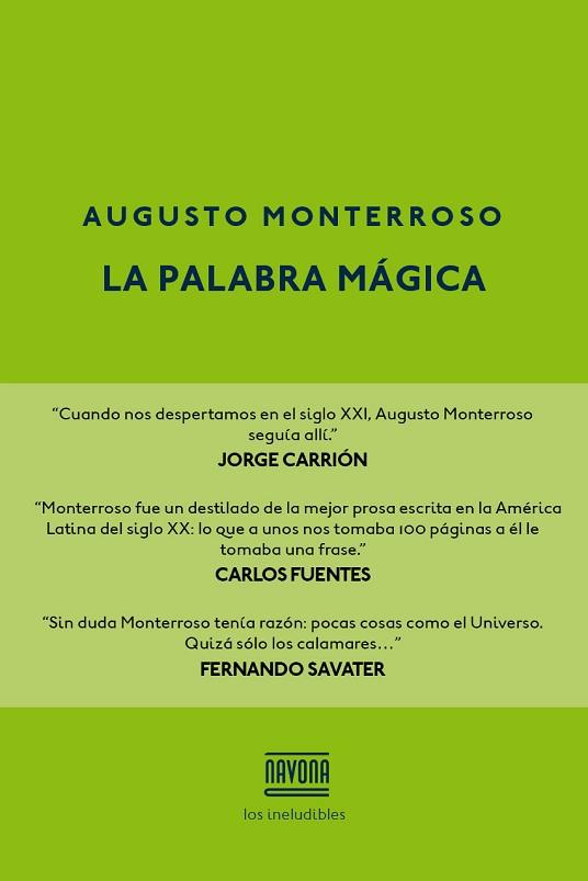LA PALABRA MÁGICA | 9788416259618 | MONTERROSO, AUGUSTO | Llibres Parcir | Librería Parcir | Librería online de Manresa | Comprar libros en catalán y castellano online
