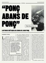 PONÇ ABANS DE PONÇ | 9788472269750 | PARCERISAS, PILAR | Llibres Parcir | Librería Parcir | Librería online de Manresa | Comprar libros en catalán y castellano online