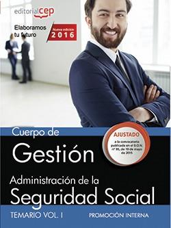 CUERPO DE GESTIÓN DE LA ADMINISTRACIÓN DE LA SEGURIDAD SOCIAL (PROMOCIÓN INTERNA | 9788468169347 | EDITORIAL CEP, S.L. | Llibres Parcir | Librería Parcir | Librería online de Manresa | Comprar libros en catalán y castellano online